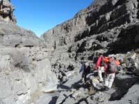40-Ed,Richard_and_Luba_heading_down_beginning_of_very_neat_slot_canyon