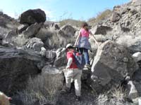 08-Kenny_and_Maia_climbing_some_small_rocks