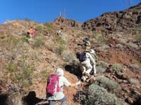 03-leaving_Gold_Strike_Canyon-heading_up_steep_rocky_slope