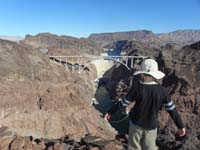30-Kenny_admiring_view_of_Hoover_Dam_and_Bridge