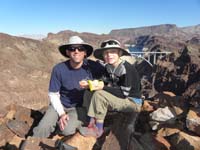 32-Daddy_and_Kenny_on_Hoover_Point_with_Hoover_Dam_and_Bridge_in_background