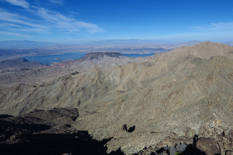 23-scenic_view_from_peak-looking_NW-toward_Fortification_Hill_and_Lake_Mead