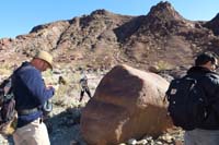 36-admiring_a_petroglyph_at_the_information_highway_junction_of_two_big_drainages-lots_in_area