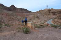 18-Kenny_and_Sarah_investigating_the_old_desilting_tank_area_for_Boulder_City_during_HD_construction