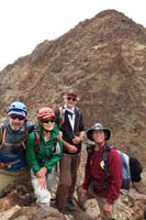 56-summit_photo-Ed,Luba,Laszlo,me_with_Lizardhead_Peak_behind_us