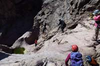 46-trying_different_route_down_using_rope_as_backup