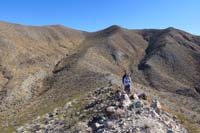 23-looking_back_to_group_and_slope_descended_from_Butter_Peak_and_ridge_to_Peanut_Peak