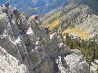 46-Jen_Lehman_Lori_Joel_Harlan_James_and_Bill_climbing_down
