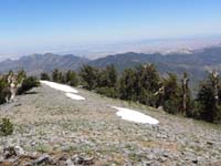 37-some_snow_on_the_peak-I_headed_east_taking_shortcut_through_meadows-others_used_trail