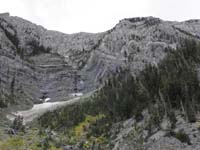 30-views_about_400_feet_above_Big_Falls_looking_at_snow_pack_providing_it's_water-note_folding_of_rock_layers