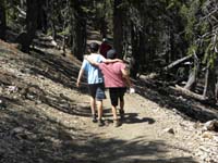 25-Toby_and_Aiden-best_friends_hiking_down_the_trail