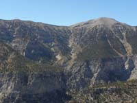 30-Mt_Charleston-airplane_gully_in_middle-small_speck_at_top_of_gully_is_airplane_crash