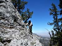 48-me_scrambling_down_using_the_rope-from_Luba
