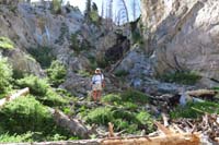 05-Laszlo_with_a_natural_spring_where_we'll_scramble_up