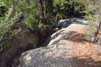 05-deep_gouge_in_trail,rerouted_alongside,trail_is_flat_and_very_nice_from_this_point