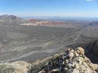 33-scenic_view_from_Goodman_Peak-looking_ENE-Damsel_Peak,Turtlehead_Peak,Calico_Hills,scenic_drive