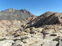 15-view_from_Twin_Tanks_Peak-Damsel_Peak_to_left_distance-Ed_and_Luba_walking_to_tank