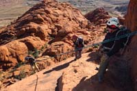 14-Ed_on_rappel_while_Luba_and_Steve_watch