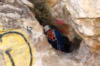 20-Ron_exits_the_cave,then_turns_back,Glenn_and_I_continue_up_canyon