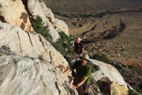 12-Brett_and_Mike_scrambling_from_arch