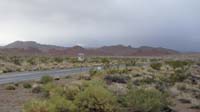 02-view_of_peak_from_Valley_of_Fire_entrance-50_percent_rain_until_10am,rain_stopped_at_11am