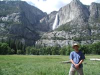 10-Chris_and_Yosemite_Falls_from_valley_floor