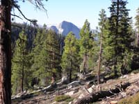06-we_followed_what_we_thought_was_a_trail,but_now_off_trail-Half_Dome_in_distance