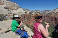 29-Kenny_and_Mommy_enjoying_lunch_on_the_peak-they_were_very_hungry