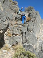64-James_Bill_and_I_went_down_a_little_too_much_from_route_up-found_a_short_class_4_wall