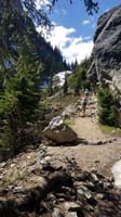 49-Daddy_and_Kenny_on_the_trail_hiking_to_upper_part_of_cascading_waterfall