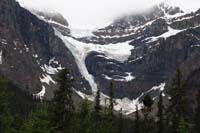 162-glacial_feature-glacier_along_highway_hanging_and_flowing_down_steep_cliff
