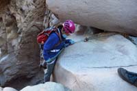 18-Patti_starting_rappel-tough_start_requiring_one_to_slide_over_edge,then_straighten_out