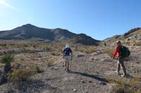 03-Laszlo_and_Kevin_starting_our_journey_to_Creech_Butte-ascending_above_Laszlo's_head