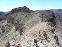 40-heading_towards_Liberty_Bell_Arch_Peak-Andy_and_Courtney_already_there