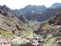 58-Gold_Strike_Canyon_ahead-will_visit_Hoover_Dam-Bridge_Benchmark_and_sub-peaks_in_distance_soon