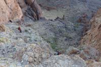 092-terrain_below_saddle-Ed_took_hard_downclimb-Laszlo_found_easier_descent_to_left_along_wall