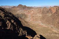 28-looking_up_secured_access_road_to_base_of_Hoover_Dam