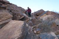 19-Christian_and_Arcy_descending_a_steep_exposed_section