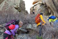 10-group_heading_up_the_drainage_towards_the_peak