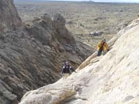 12-me_and_Rich_climbing_up_the_slab-from_Joel
