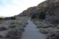 13-Pack_Rat_Route_heading_east,escarpment_above_to_the_right