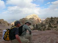 82-Larry_and_Dave_pooped_with_Bridge_Mt_in_distance
