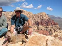 078-Rodney_and_very_tired_Austin_the_wonder_dog_on_Gunsight_Notch
