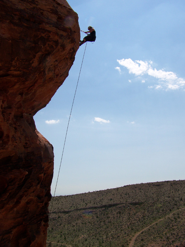 Rappelling