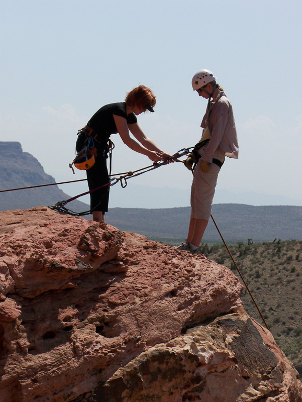 Rappelling