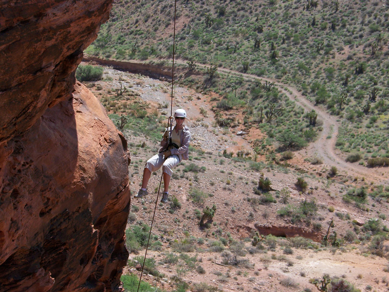 Rappelling