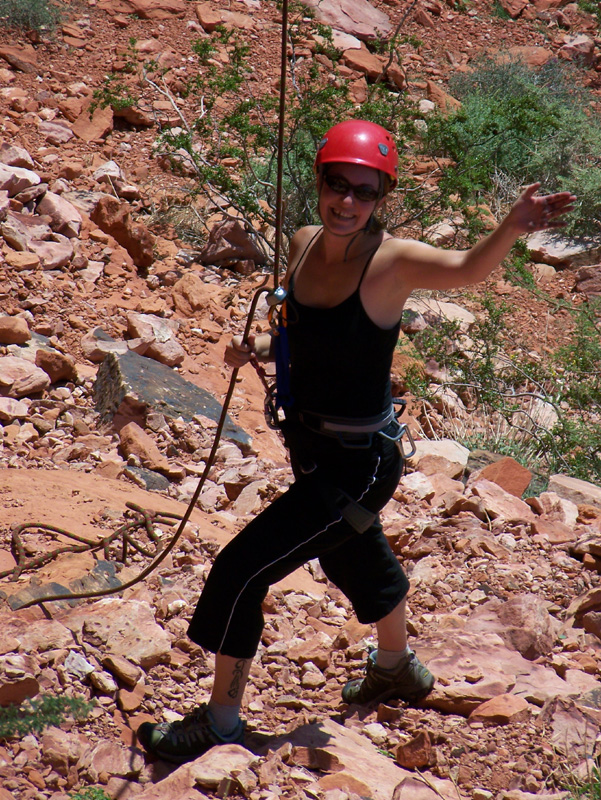 Rappelling