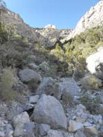 46-stash_left_of_lower_left_rock-view_looking_up_drainage-filed_report_with_BLM_after_hike