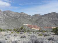 40-coming_down-back_side_of_Turtlehead_Peak-Damsel_to_right