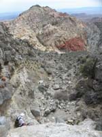 46-Laszlo_admiring_view-realizing_we_can't_descend_that_way-must_go_to_right_then_down
